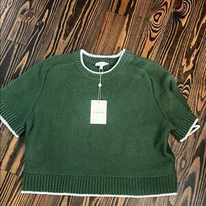 Entro Forest Green Crew Neck Sweater